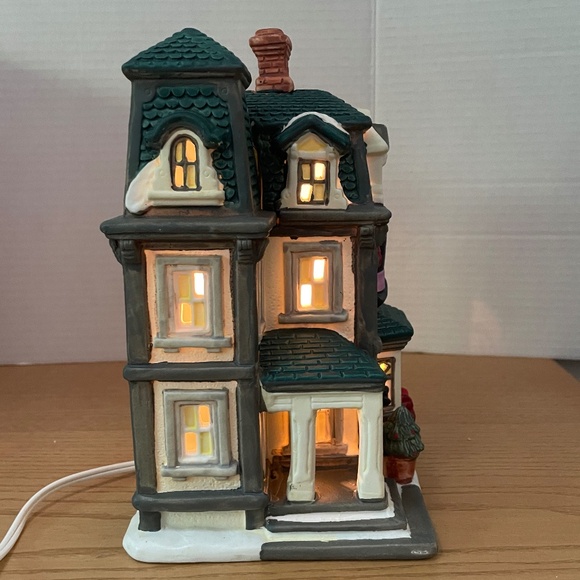 1997 Dickens Collectables Towne Series Hatfield Haberdashery Christmas Village - Picture 5 of 15